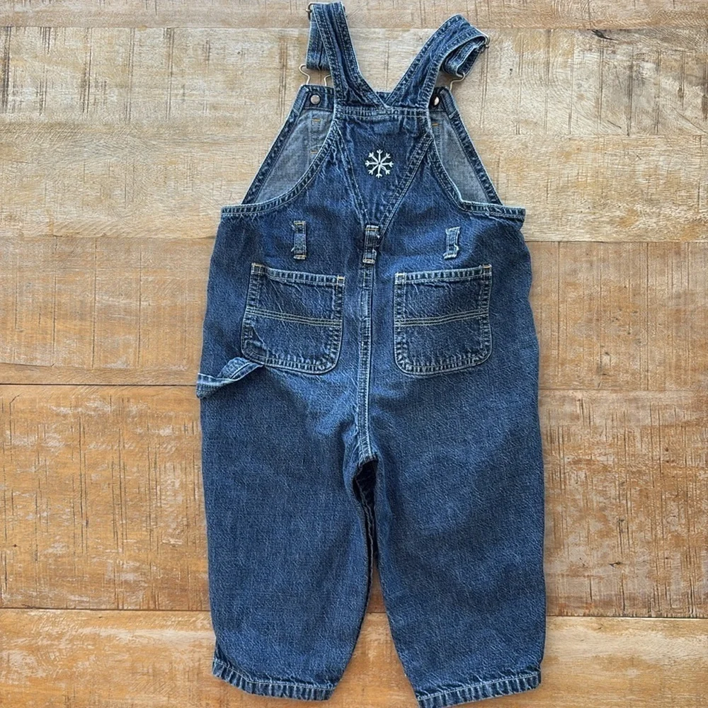 Vintage GAP Boys Denim Overalls 18-24m